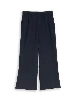tom tailor kids - Wide Leg Hose mit Struktur sky captain blue - Gr. - 98
