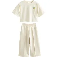 Next Top & Hose T-Shirt und Hose mit weitem Bein im Set (2-tlg)