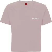 HUGO T-Shirt Unite T-Shirt mit Marken-Logo auf der linken Brust