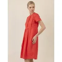 Apart Midikleid mit Zierfalten