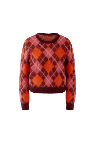 Oui - Pullover dk red red - Gr. - 38