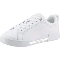 Tommy Hilfiger CHIQUE COURT SNEAKER Plateausneaker Freizeitschuh, Halbschuh, Schnürer, Logoapplikation im Plateau