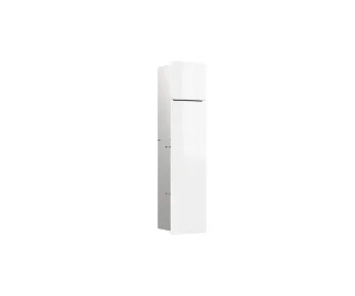 emco WC-Modul asis pure mit Glasfront Türanschlag links, Unterputz, 730 mm, Alpinweiß, 975527400 975527400