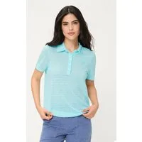 Olsen T-Shirt Polo-Shirt mit Streifendessin