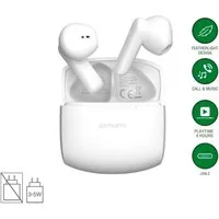 4smarts 4smarts Wireless Headset SkyBuds Air, weiß Induktions-Ladegerät
