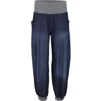 malito more than fashion Haremshose malito Damen Pumphose im Denim Style, perfekte Jeans zum Tanzen, (1-tlg) mit elastischem Bund und Eingriffstaschen Einheitsgröße