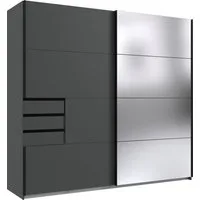 Wimex Schwebetürenschrank Saigon mit Spiegeltür, 2 Türen, 225cm breit