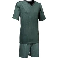 Erwin Müller Pyjama Herren-Shorty Single-Jersey gemustert