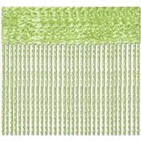 Bestlivings Fadenvorhang (2 St), Stangendurchzug, halbtransparent, Fadengardinen mit Stangendurchzug, Vorhang