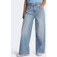 Tommy Jeans Loose-fit-Jeans CHARLIE MR LOOSE WD mit Logostickerei, Mid Rise