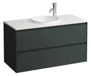 LAUFEN Waschtischunterschrank LANI 1030x520x595 2 Schubl. f.WT H814075 verkehrsgrau, H4042721122661 H4042721122661