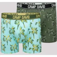 CAMP DAVID Boxershorts Set: (2-St) mit All Over Print