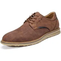 Allthemen Schnürschuh Herren Schnürschuhe im Vintage Look Business-Casual Freizeitschuhe