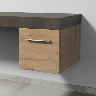 Sanipa Anbau-/Solitärschrank 2morrow (G2230) 340x350x520 Eiche-Natural-Touch G223085