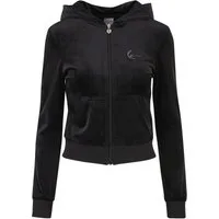 Karl Kani Outdoorjacke Karl Kani Signature Rhinestone Velours Tight Trackjacket (1-St)