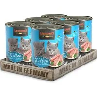 Leonardo Catfood Kitten - getreidefreies Nassfutter für Kätzchen bis 1 Jahr 6x400g, Nassfutter für: Katzen