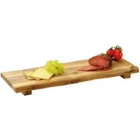 KESPER® Servierbrett Servierbrett mit Füßen, Akazie, FSC 28470, (1-St)