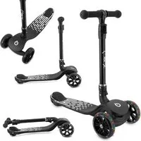 MoMi Dreiradscooter San, 0 km/h, 3-Rad Roller mit LED-Rädern & Klappfunktion
