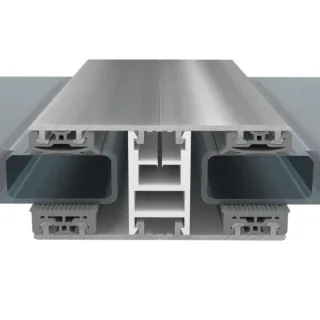 Mendiger Classic Aluminium Mittel Verlegeprofil | Breite 80 mm | Pressblank