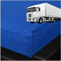 BETTWARENSHOP Spannbettlaken LKW Truck, Jersey, Gummizug: Rundumgummi, (1 Stück), für die Fernfahrer Schlafkabine