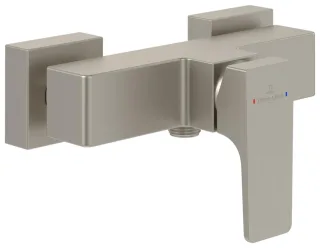 Villeroy & Boch Einhebel-Duscharmatur Architectura Square 210x112x122mm Brushed Nickel Matt TVS12500100064