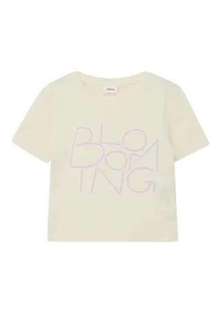s.Oliver - T-Shirt creme - Gr. - 140