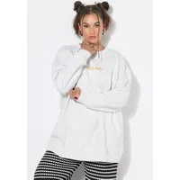 Studio Untold Sweatshirt Sweatshirt Oversize Shape Rücken Bogenprint