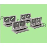 Plastik Parts Gerätehaus Türgleiter für Spacemaker A67 & Treco X6 Gerätehaus, (4 St)