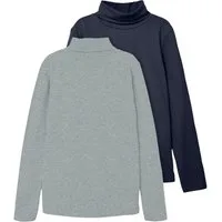 Name It T-Shirt NKNVIGGO 2P LS SLIM ROLLNECK O NOOS (Packung, 2-tlg)