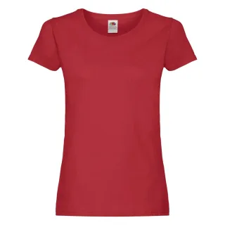Fruit of the Loom - "Original" T-Shirt für Damen (Rot)