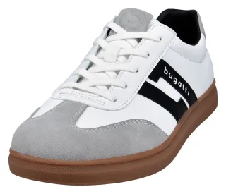 bugatti Sneaker Retro Sneaker, Schnürschuh, Freizeitsneaker mit softem Schaftrand