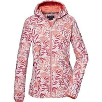 Killtec Softshelljacke KOS 56 WMN SFTSHLL JCKT Wasserabweisende, winddichte Softshelljacke mit floralem Print
