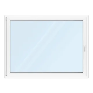 Fenster 160x120 cm, Kunststoff Profil aluplast IDEAL® 4000, Weiß, 1600x1200 mm, einteilig festverglast, 2-fach Verglasung, individuell konfigurieren