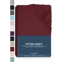 BRB HOME Spannbettlaken Spannbettlaken Gebürstete Mikrofaser, Polyester, Gummizug: Rundum, (1 Stück), Polyester für Boxspringbett und Topper bis 30 cm