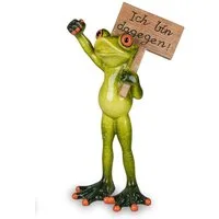 formano Dekofigur Froschhausen, Höhe: 19cm, Farbe: Grün, Motiv: Frosch