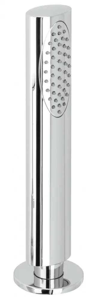 Herzbach Living Schlauchbrausegarnitur, ABS-Stabhandbrause oval chrom , 11.225600.3.01 11.225600.3.01