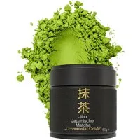 Jibix Tee Premium Japan Matcha Tee Pulver 50 g – Ceremonial Grade aus Japan, 50 g, Ohne Zusatzstoffe, 100 % reines Matcha Pulver, Ceremonial Grade