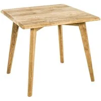 HAKU Beistelltisch Beistelltisch eiche Massiv - Sofatisch geölt - B 45 x H 45 x T 45 cm (1 Stück), Beistelltisch aus Massivholz, Sofatisch, Wohnzimmertisch