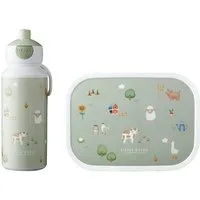 Mepal Lunchbox Campus Lunchset 400 ml + 700 ml 2er Set, Acrylnitril-Butadien-Styrol (ABS), (2-tlg), spülmaschinenfest, nicht gefrierfachgeeignet, nicht mikrowellenfest