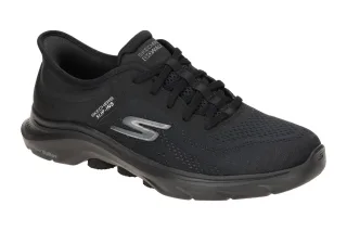 Skechers 125233 BBK GO WALK 7 - VALIN Damenschuhe schwarz Vegan Air Cooled Me...