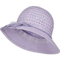 Sterntaler® Schirmmütze Strohhut flieder (1-St)