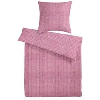 Carpe Sonno Bettwäsche Seersucker 135x200 155x220 Sommer Bettwäsche Kariert Baumwoll Bettzeug, Seersucker, 2 teilig, Kühlende Bettwaren Bügelfrei Pflegeleicht Karo Weiß Rot