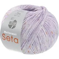 LANA GROSSA MEILENWEIT 100 g SETA BORNEO Häkelwolle, 420 m (Weiches 4-fach Sockengarn mit Seide-Anteil), 100 g