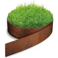 IRKA Rasenkante Rasenkantenband für Garten Beetbegrenzung Beetumrandung Beeteinfassung