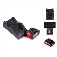 Bosch Professional Starter Set 18V mit 1x GBA Akku 5,0Ah + GAL 18V-40 Ladegerät Akkupacks
