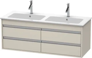 Duravit Ketho Waschtischunterbau wandhängend Taupe Matt 1270x475x480 mm - KT643309191 KT643309191