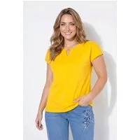 Angel of Style T-Shirt T-Shirt A-Linie Aussparung Metallic-Perle