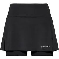 Head Tennisrock mit Innenhose Club Basic schwarz Mädchen