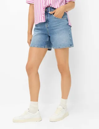 Brax Damen Style BEACH B, denim hellblau, Gr. 34