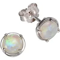 Firetti Paar Ohrstecker Schmuck Geschenk Silber 925 Ohrschmuck Edelstein Opal, mit Opal (synth)